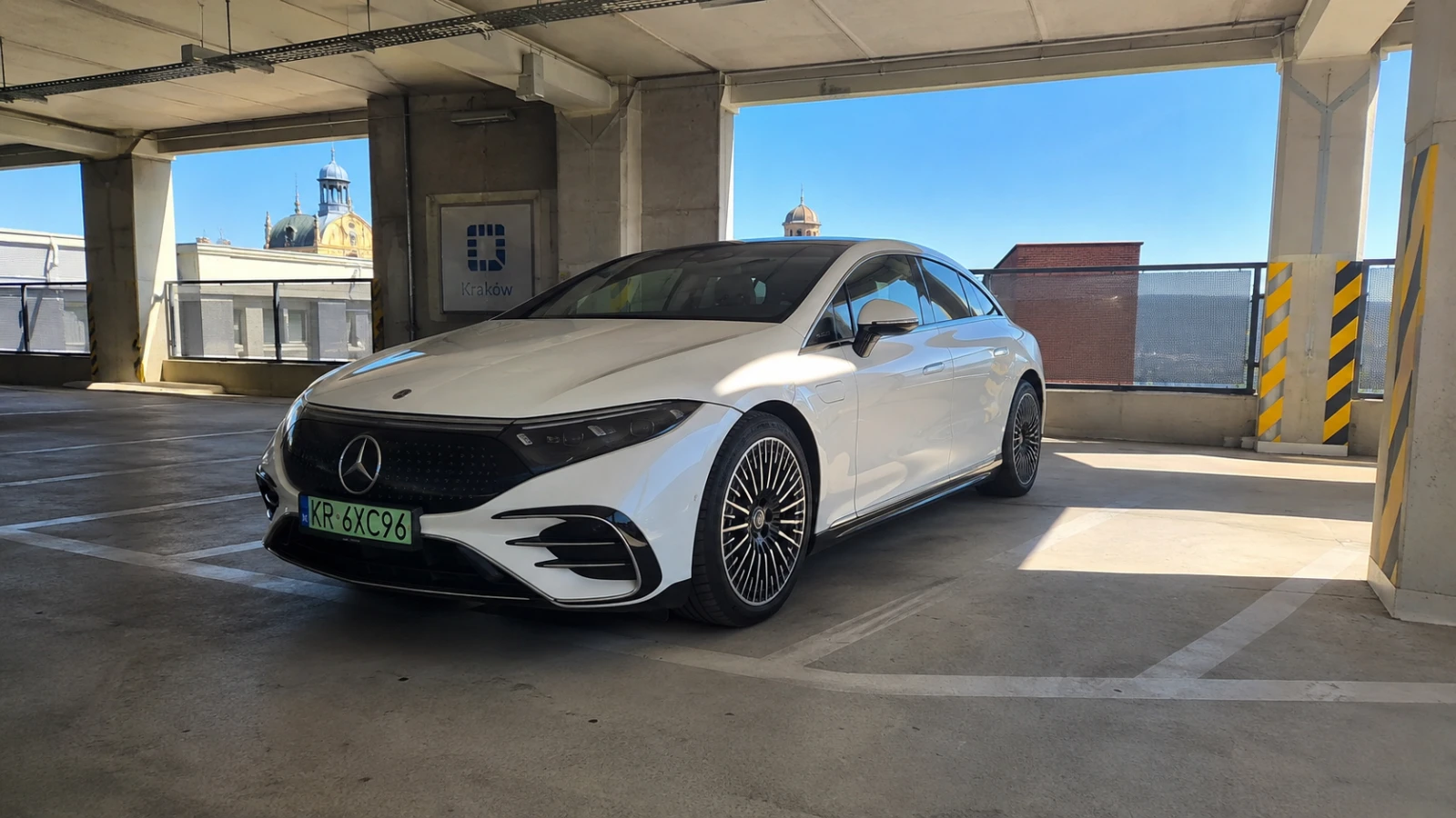 Mercedes EQS electric vehicle rental Kraków no deposit