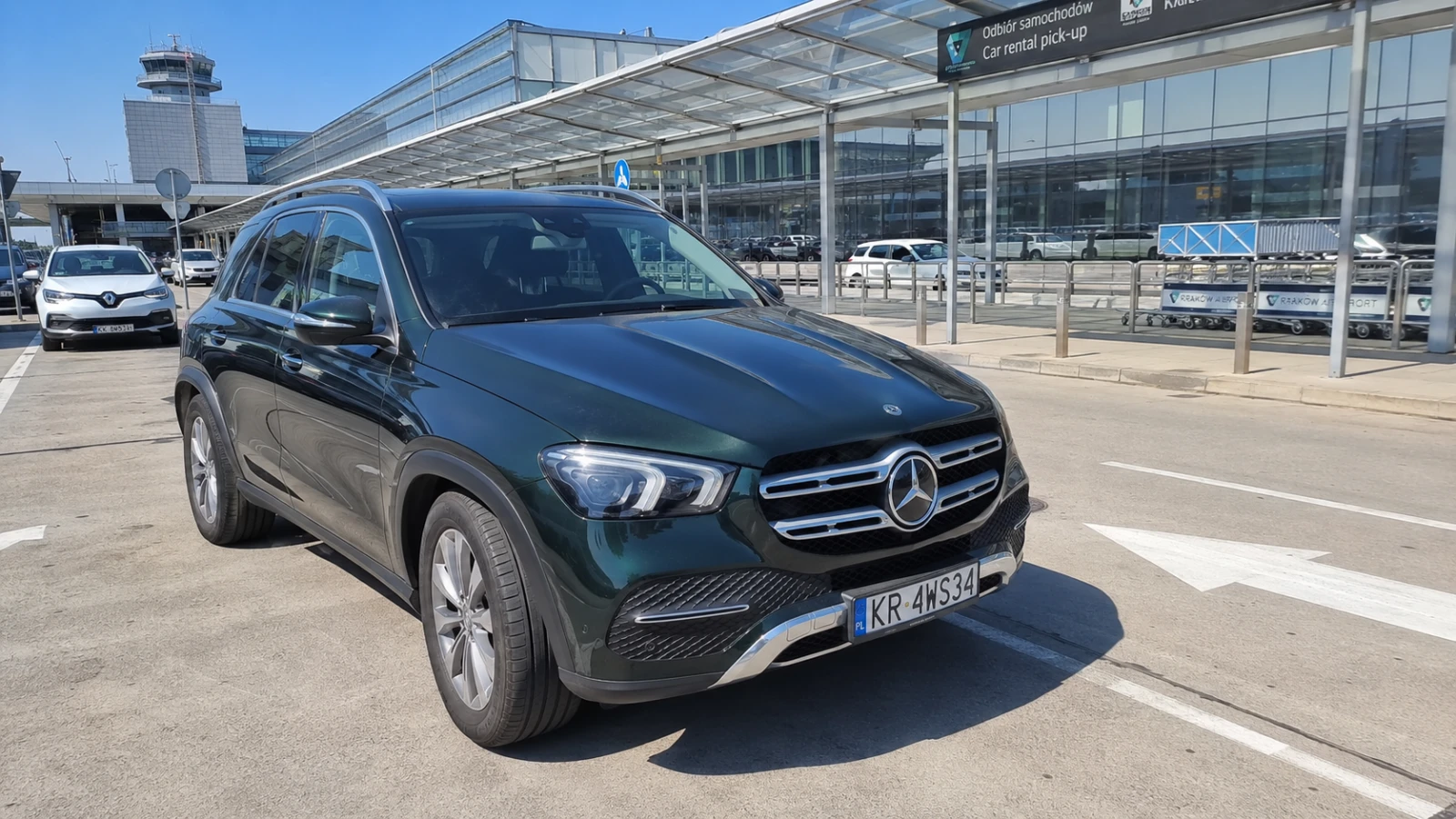 Mercedes GLE SUV rental near Kraków Airport KRK
